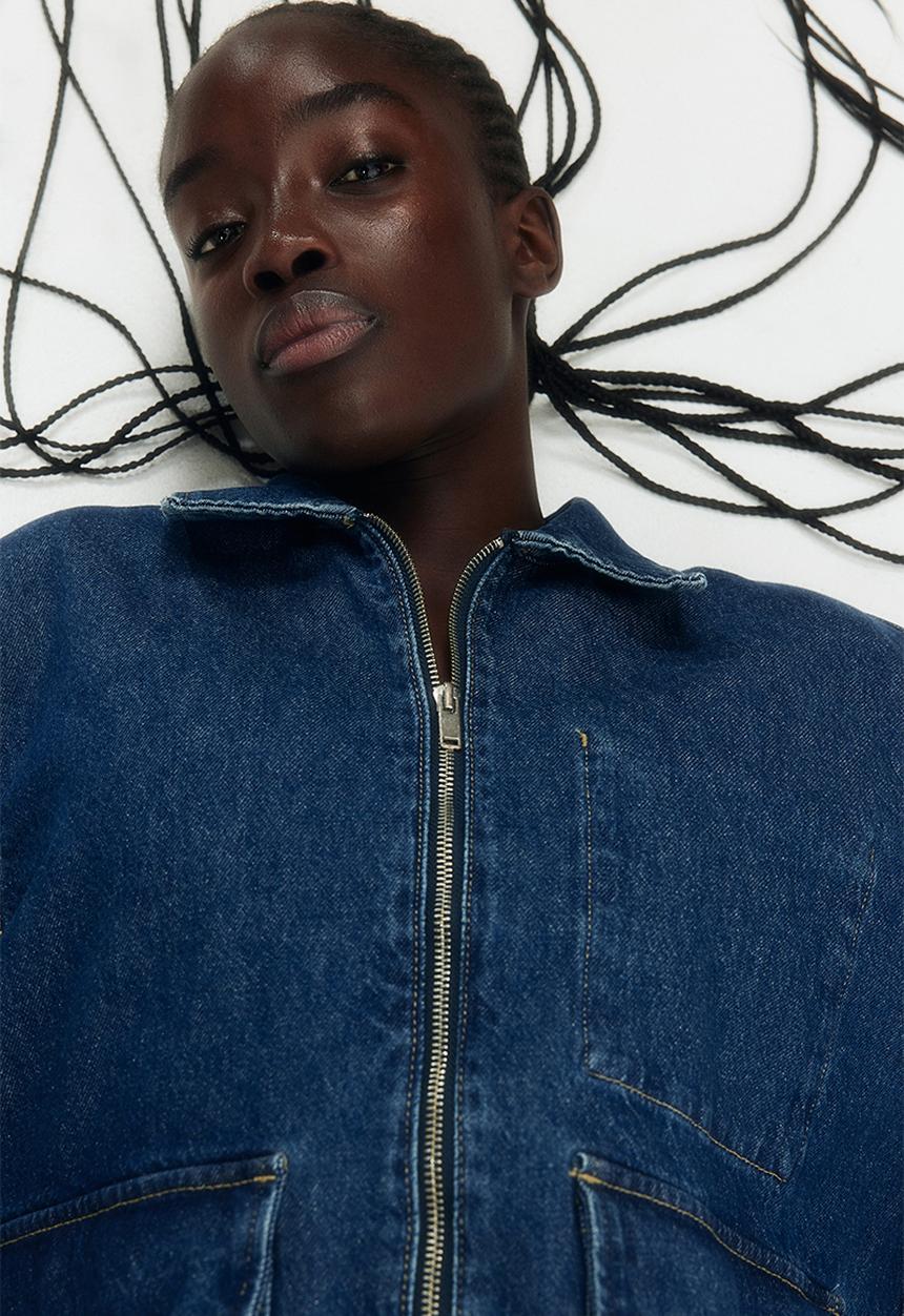 H&M - Denim jacket -  dark denim blue 