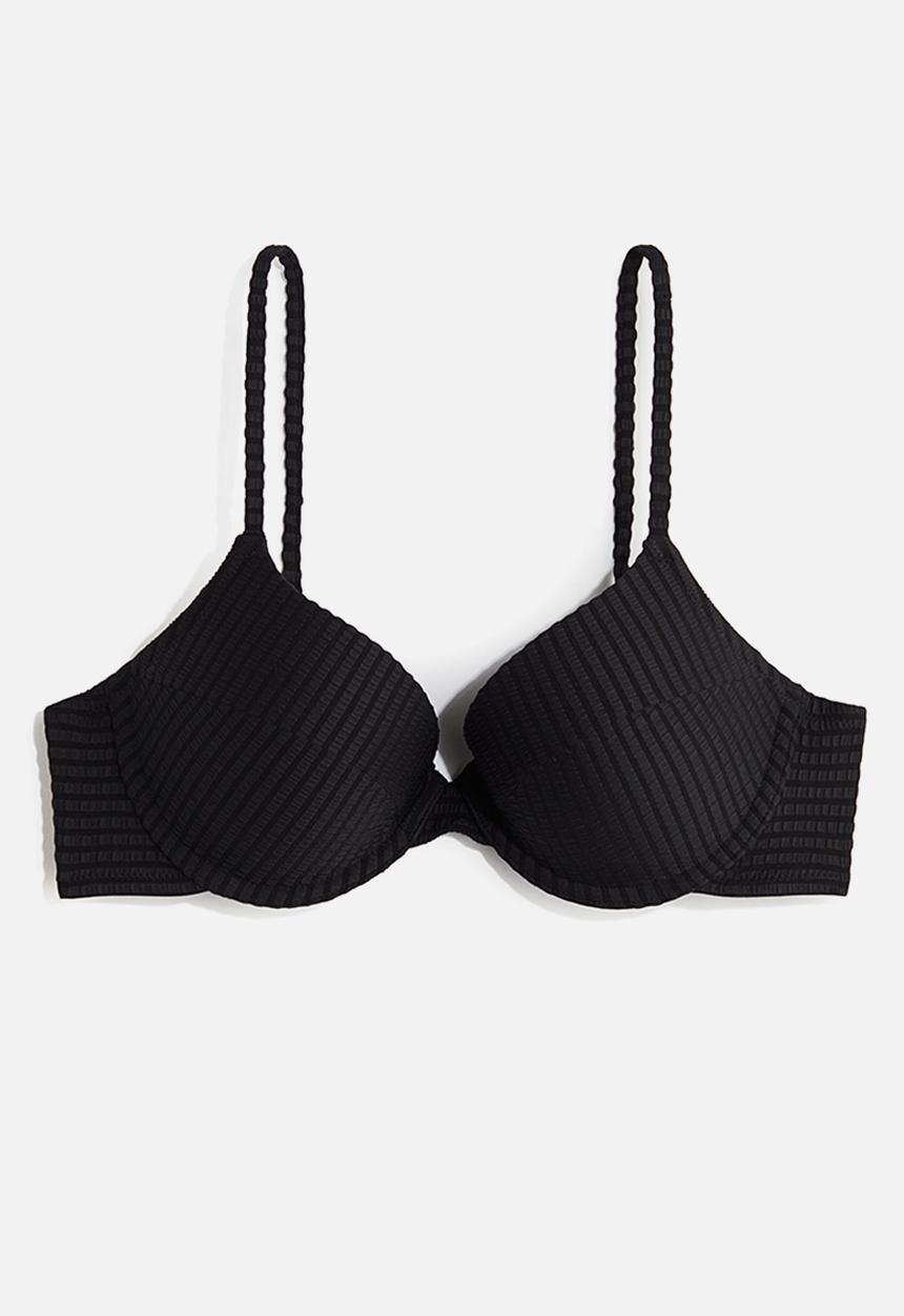 H&M - Push-up bikini top - black