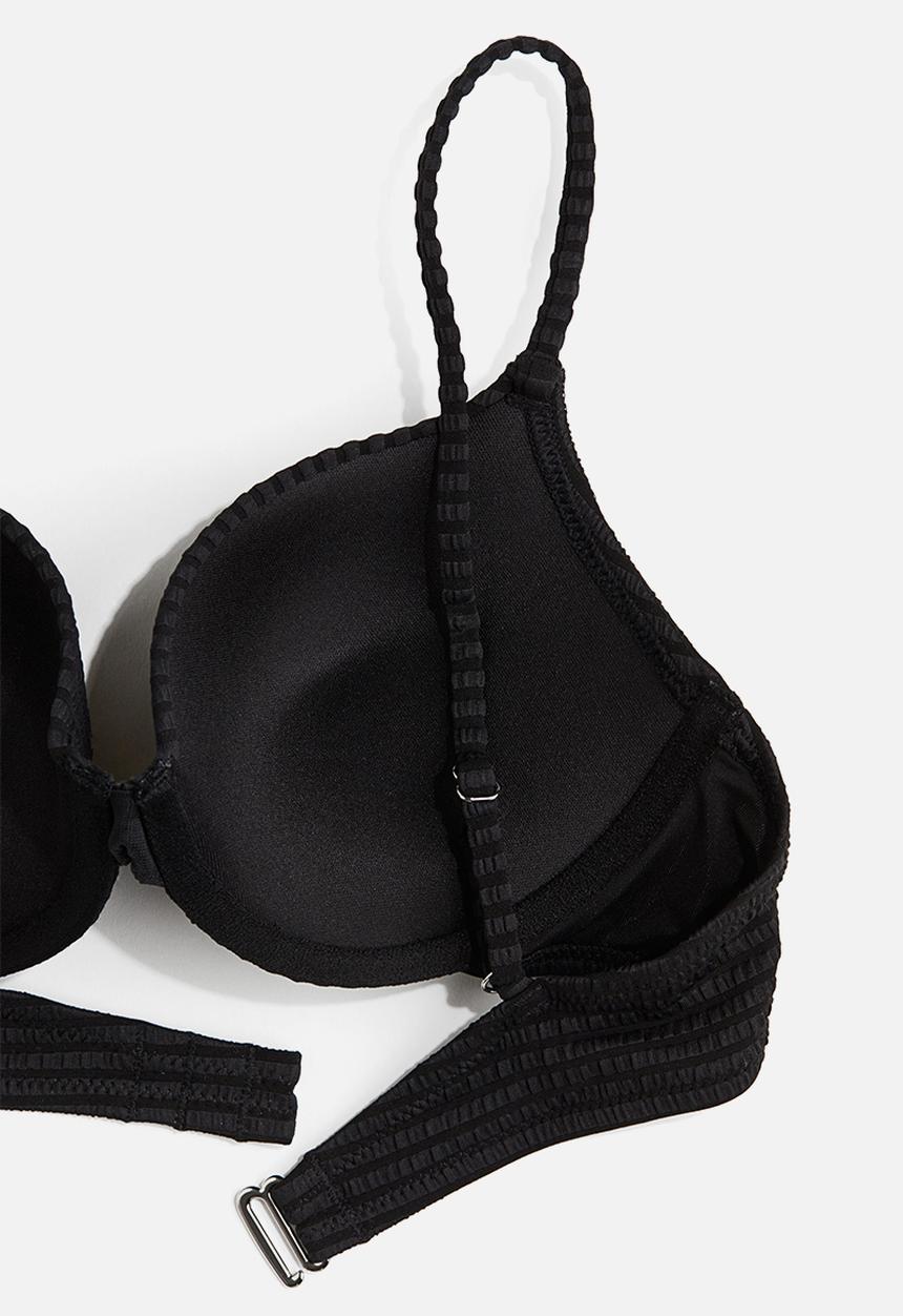 H&M - Push-up bikini top - black