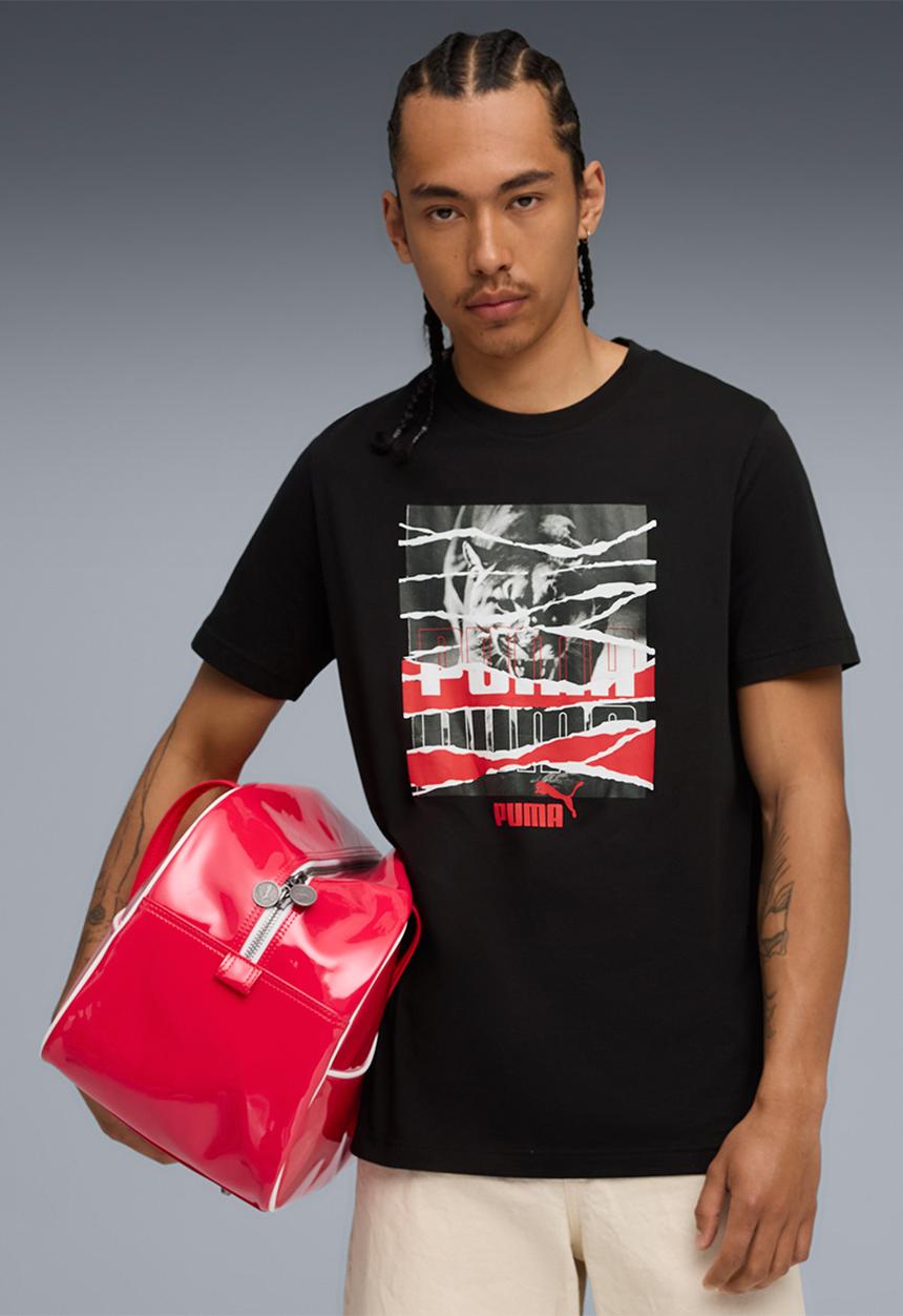 PUMA - GRAPHIC Photoprint Tee M PUMA Black