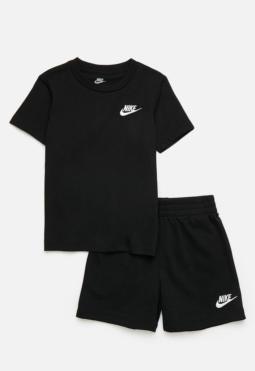 Nike - Nike knit short set - black/white