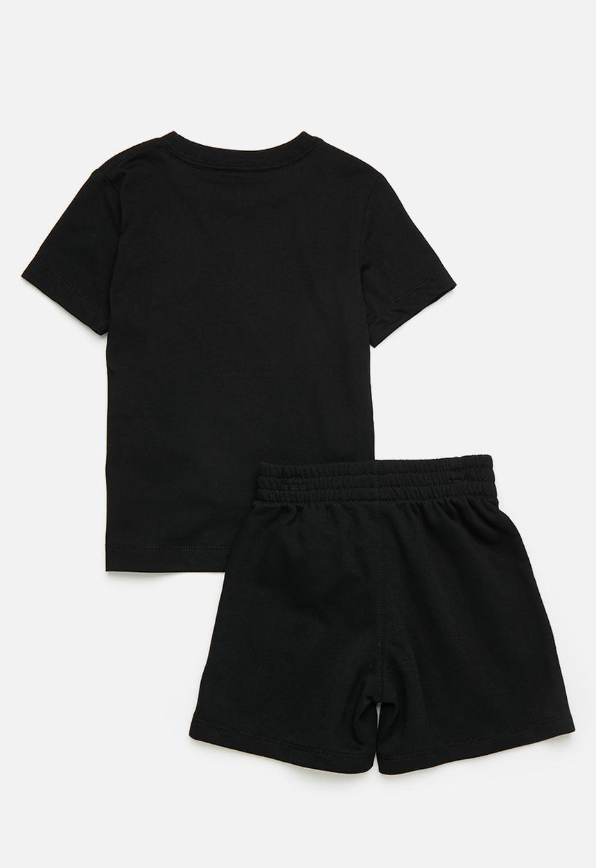 Nike - Nike knit short set - black/white
