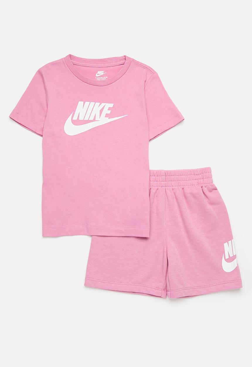 Nike - Nike knit short set - magic flamingo