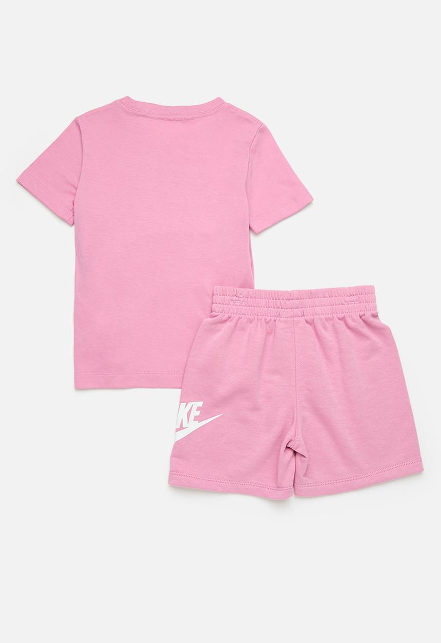 Nike - Nike knit short set - magic flamingo
