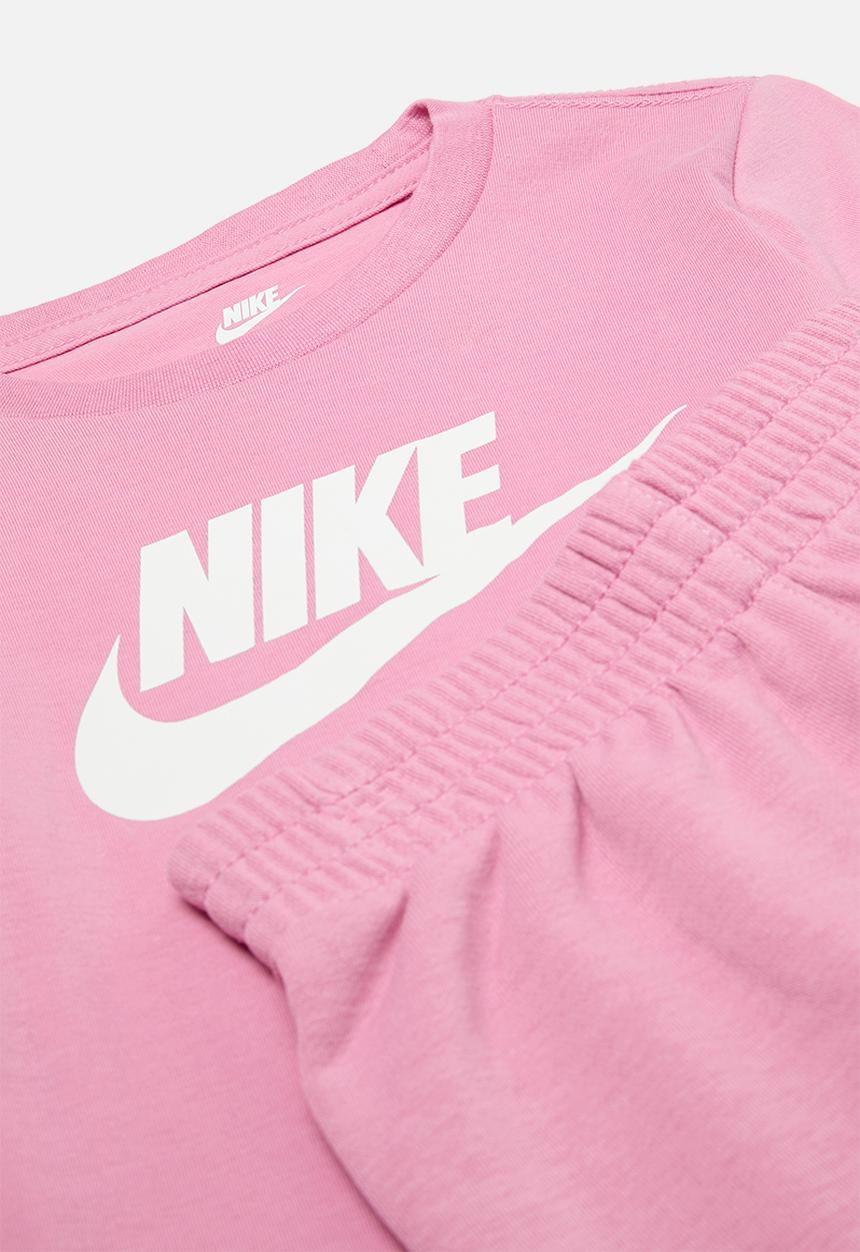 Nike - Nike knit short set - magic flamingo