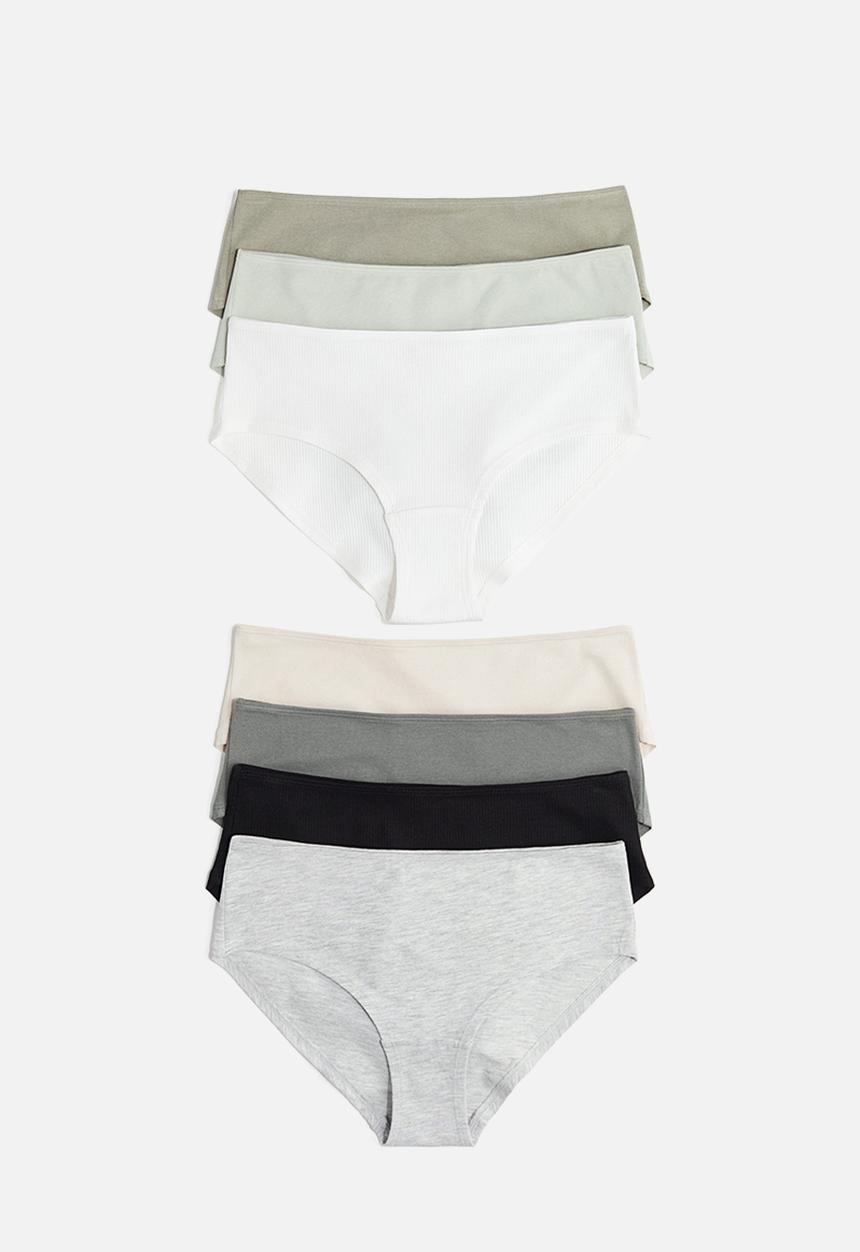 H&M - 7 pack hipster briefs - multi