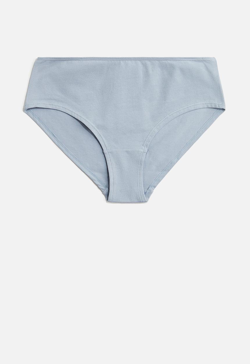 H&M - 10 pack cotton hipster briefs - light blue & dusty blue