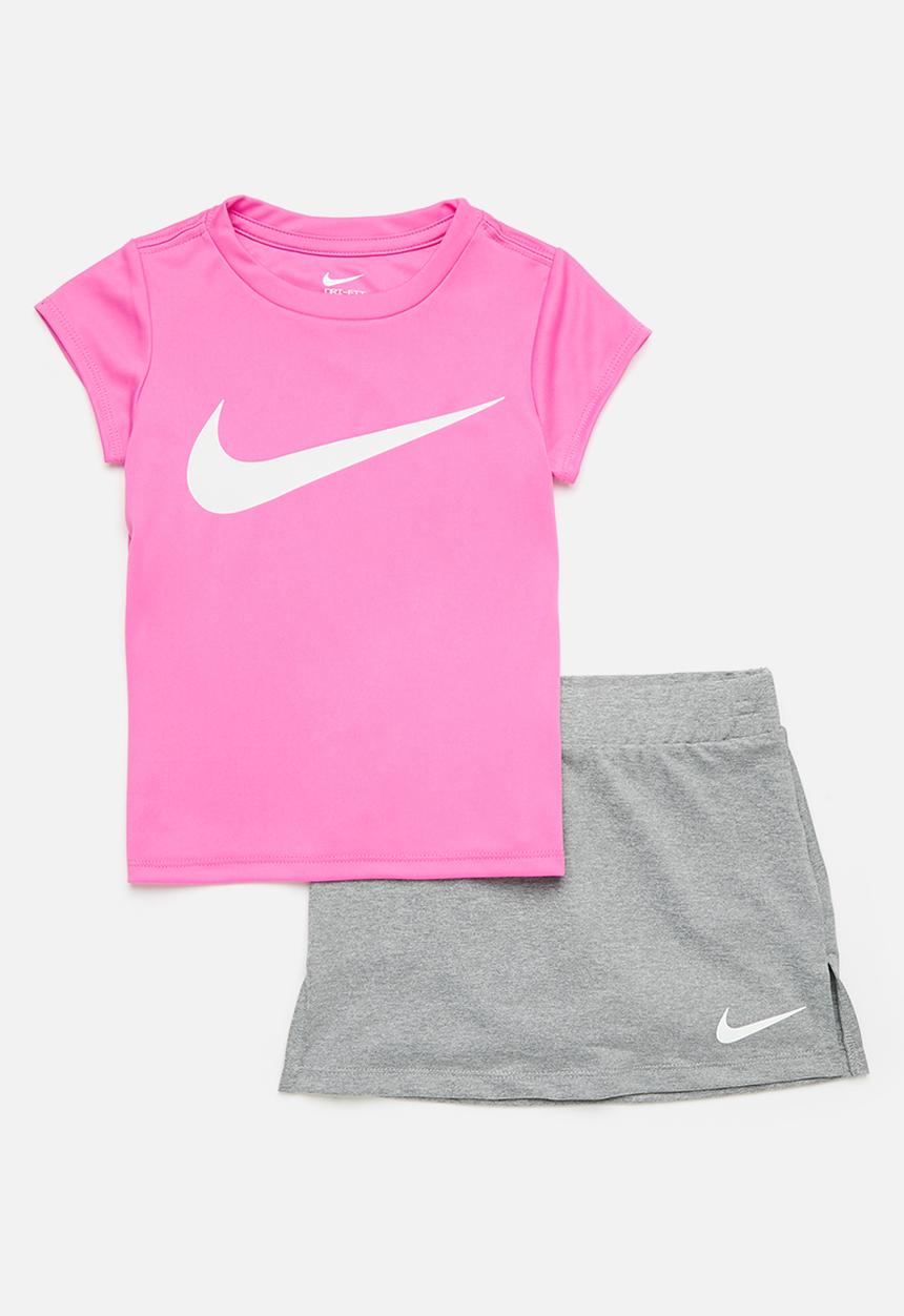 Nike - Nike skort/scooter set - light smoke grey heather