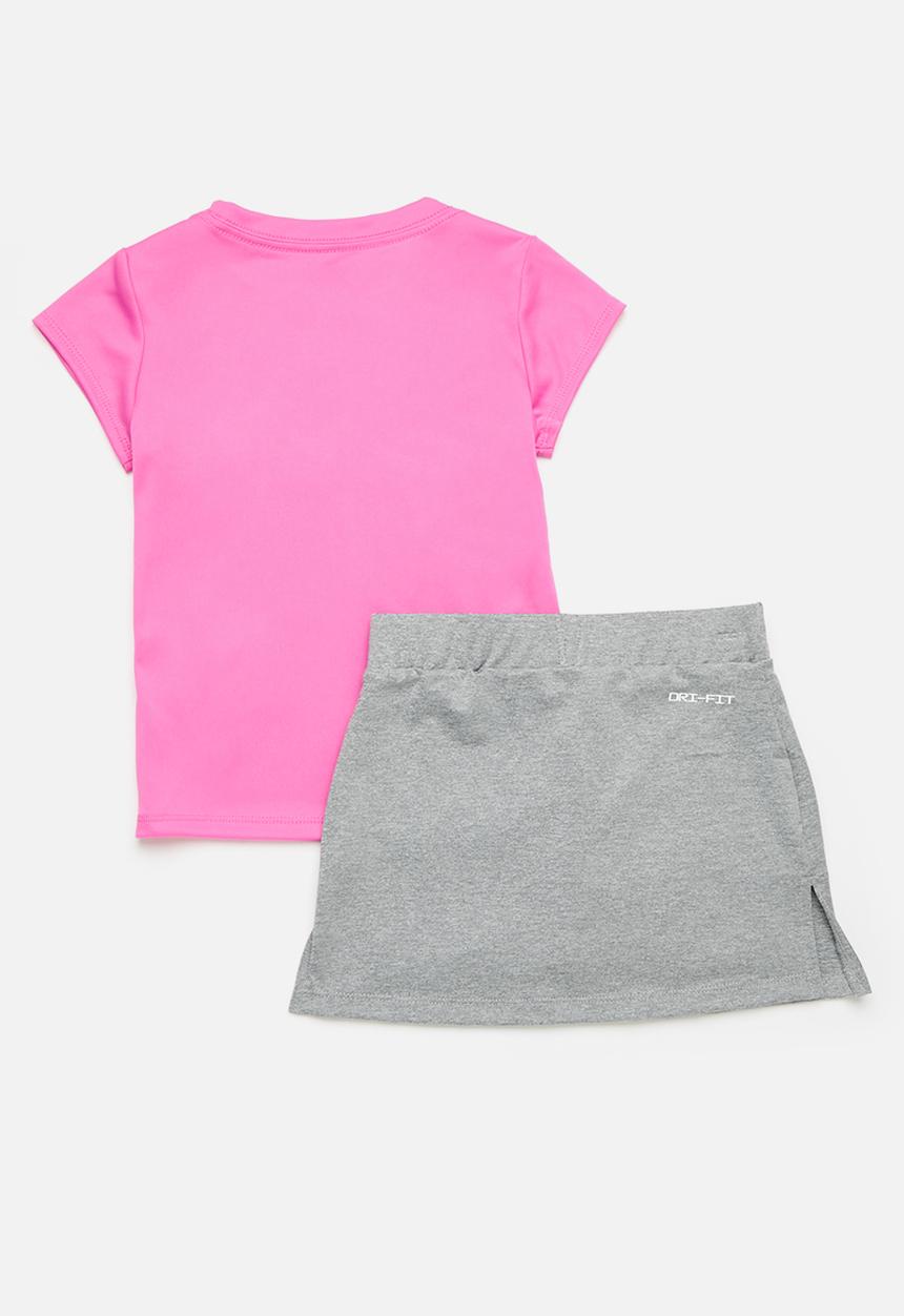 Nike - Nike skort/scooter set - light smoke grey heather