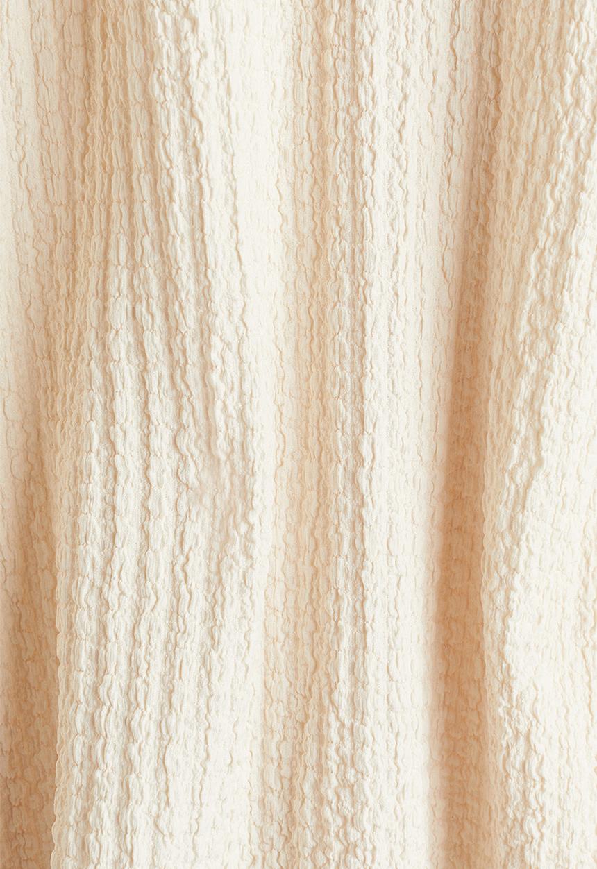 H&M - Textured jersey top - cream
