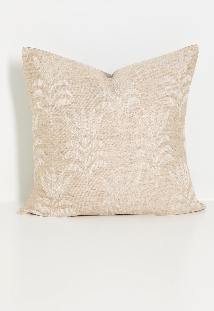 Hertex Fabrics - Wilderness dukkah cushion cover - natural