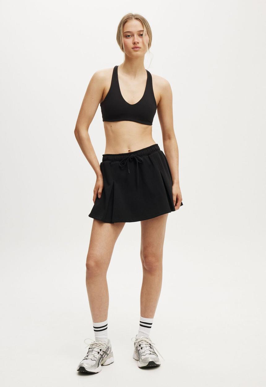 Cotton On - Lifestyle Pleat Skirt - Black