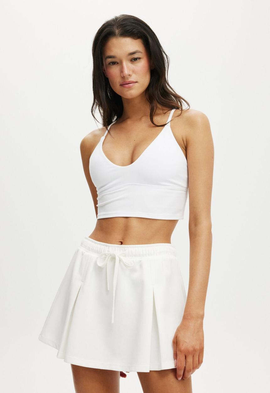 Cotton On - Lifestyle Pleat Skirt - Coconut Milk