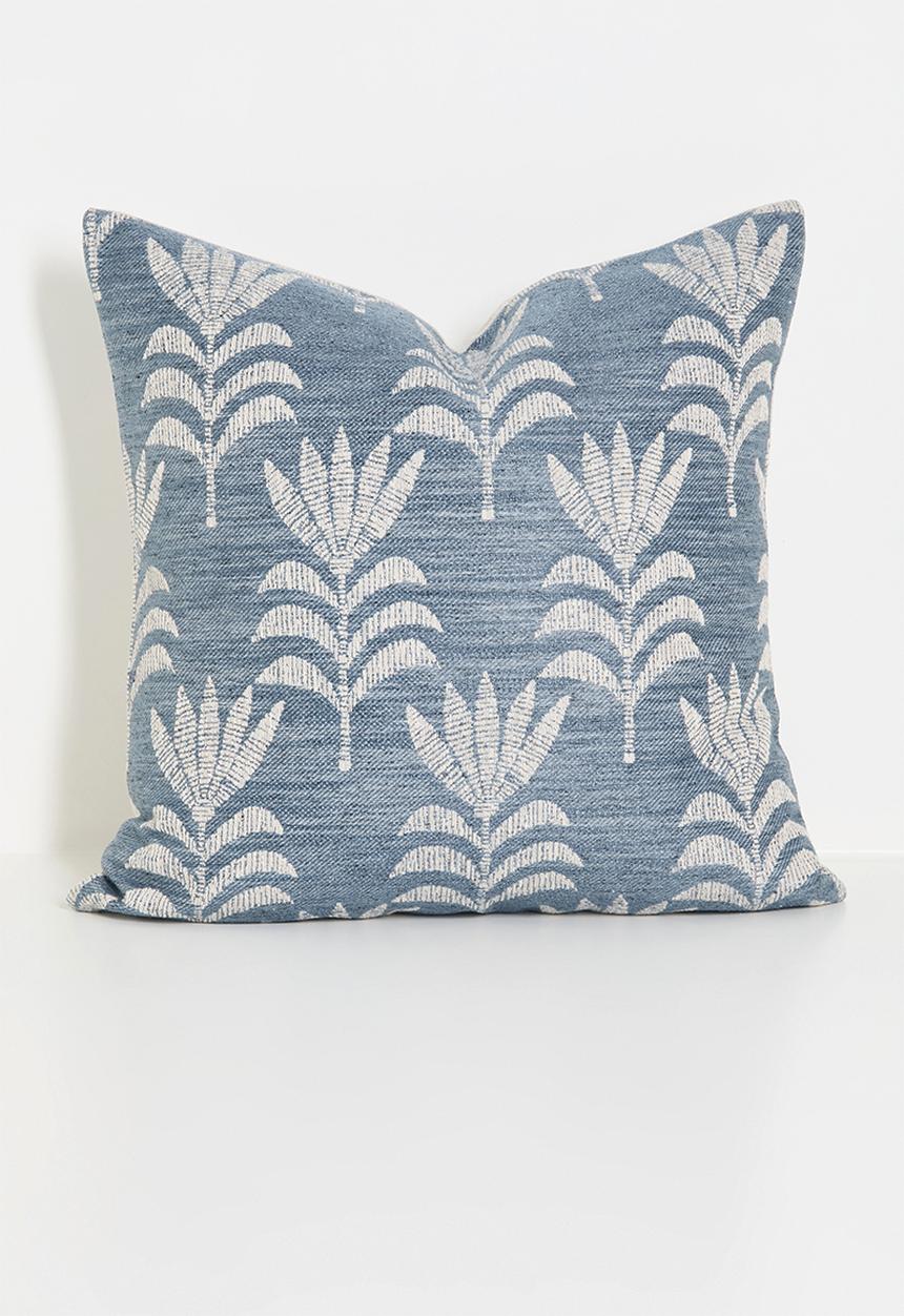 Hertex Fabrics - Wilderness La Med cushion cover - blue