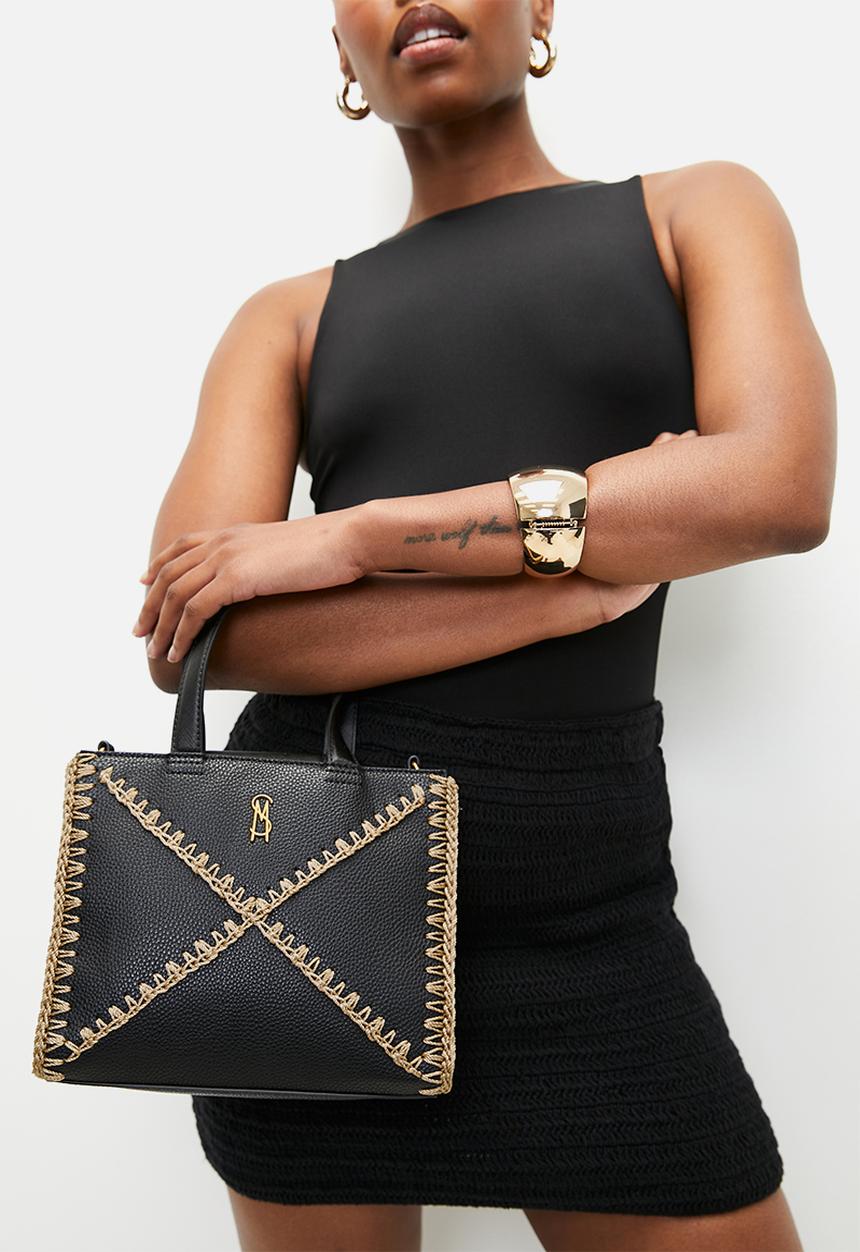 Steve Madden - Baris tote bag-black gold