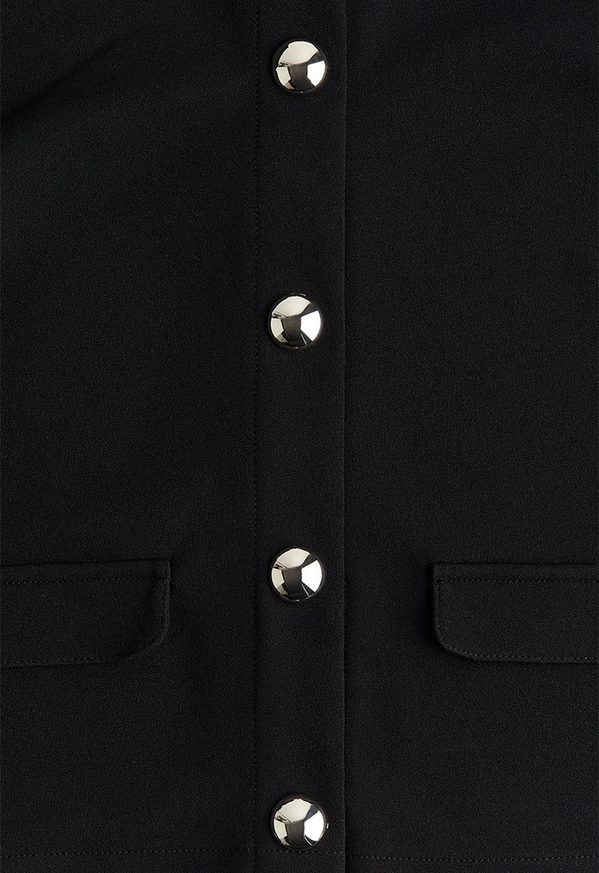 H&M - Shoulder-pad cardigan - black