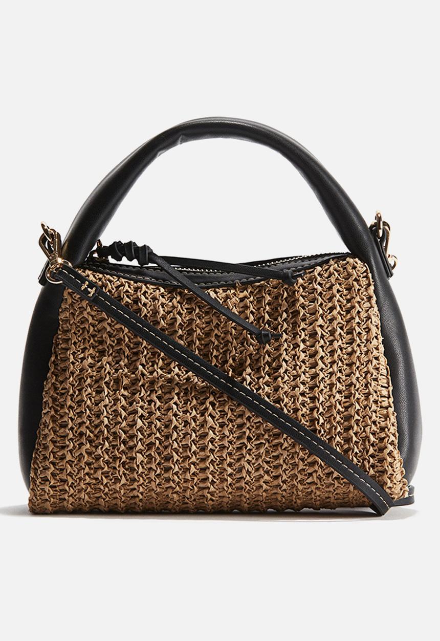 H&M - Small crossbody bag - beige & black