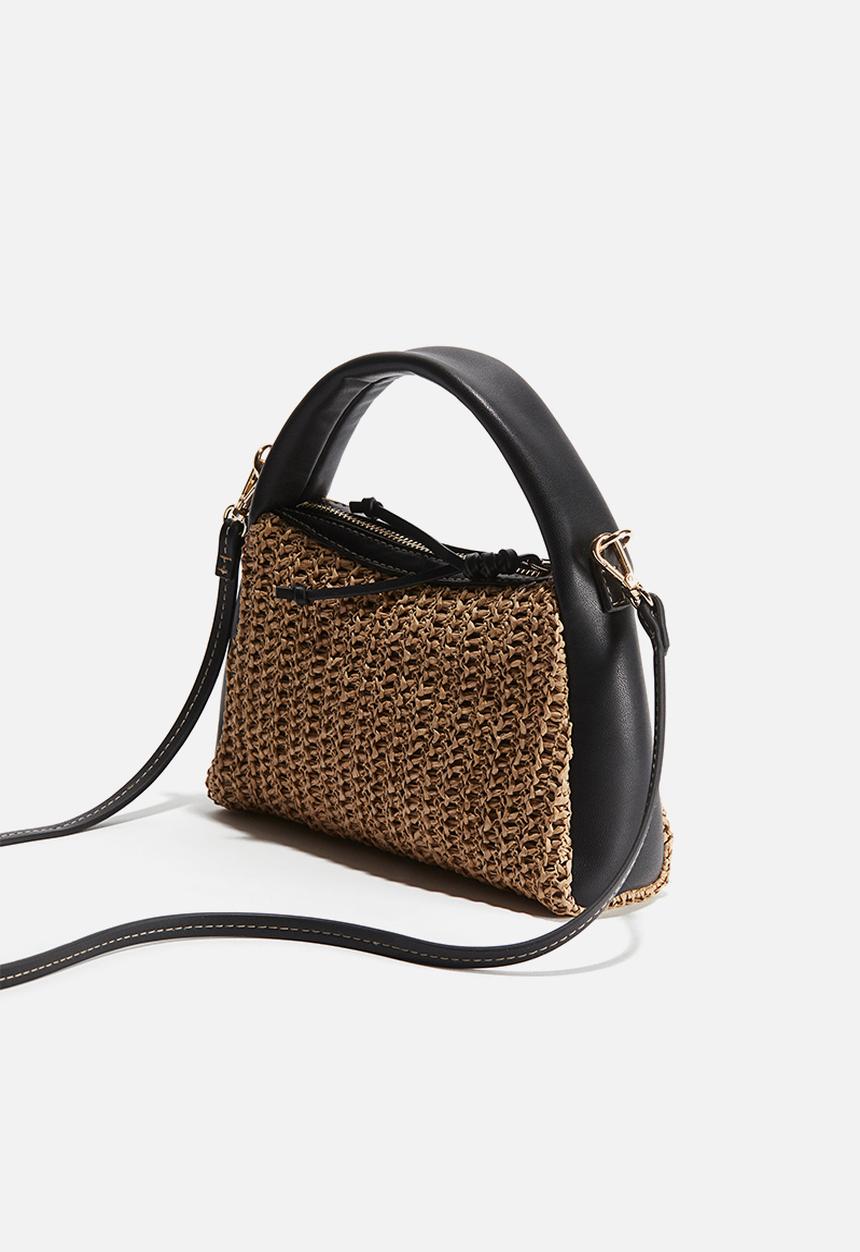 H&M - Small crossbody bag - beige & black