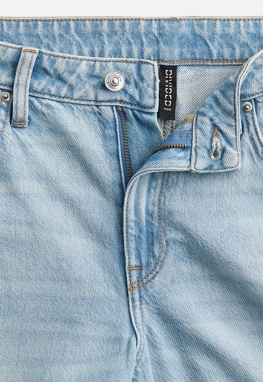 H&M - Barrel regular jeans - light denim blue