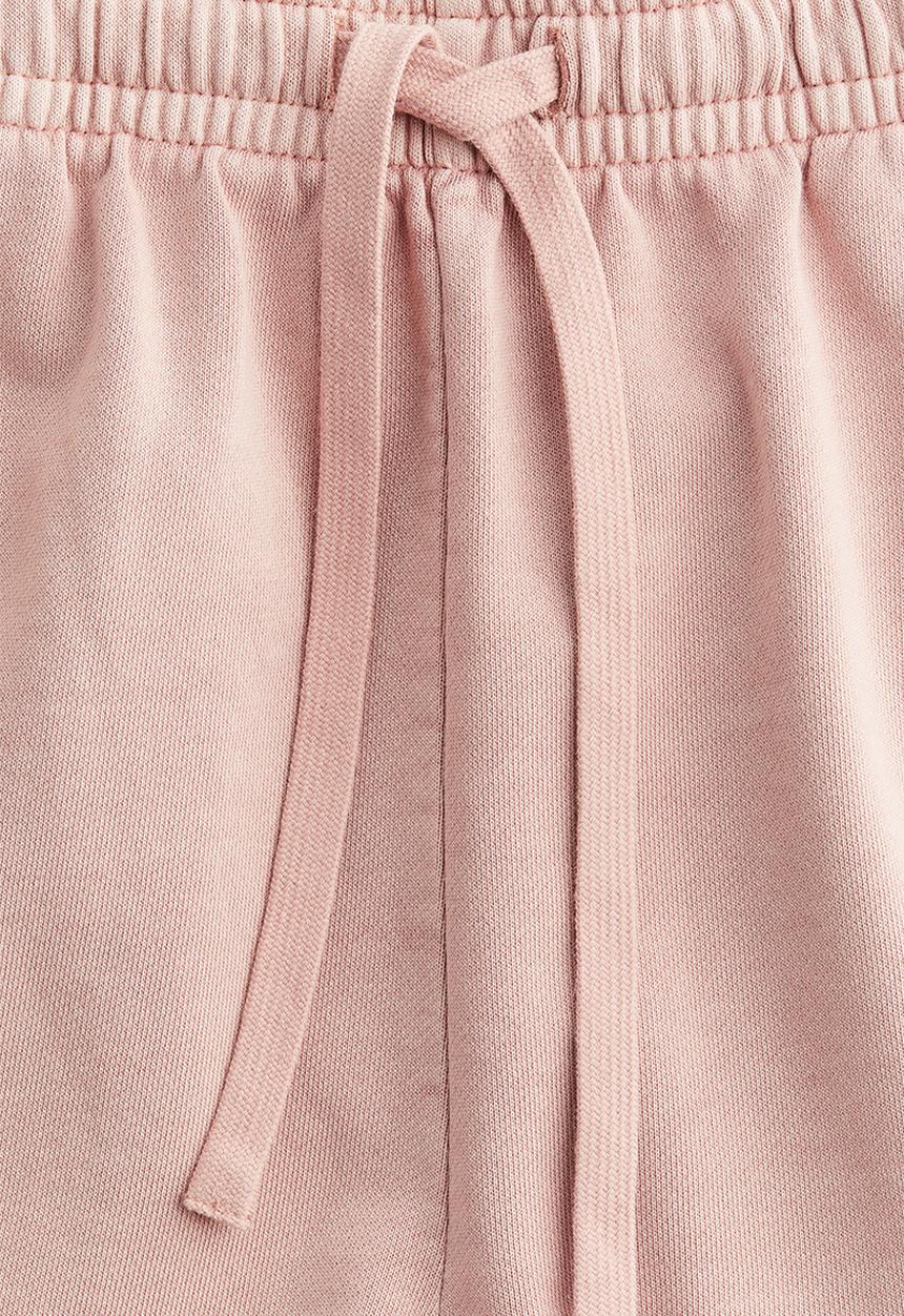 H&M - Washed cotton sweatshorts - dusty pink