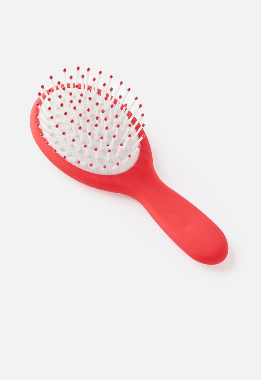 Cotton On - Kids Licensed Hair Brush - Lcn Dis Mickey Karaoke/Varsity Red
