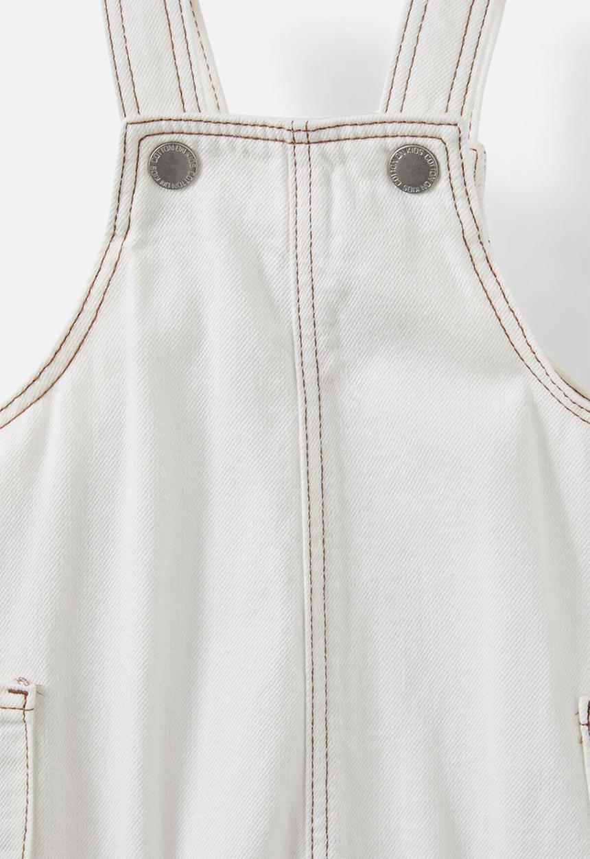Cotton On - Kairo denim overall - ecru