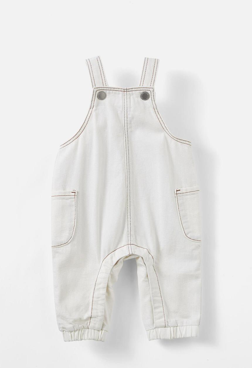 Cotton On - Kairo denim overall - ecru