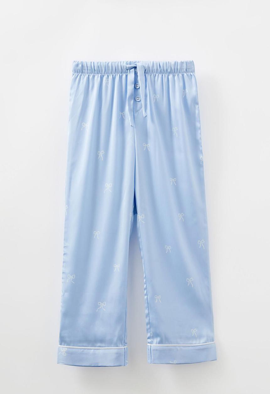 Cotton On - Cassandra short/long pyjama set - dawn blue/ vanilla bow