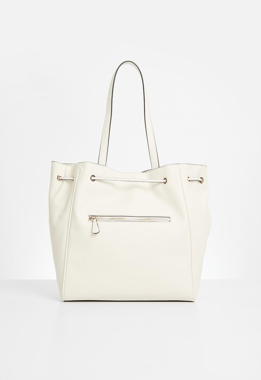 GUESS - Calebra drawstring tote-cream