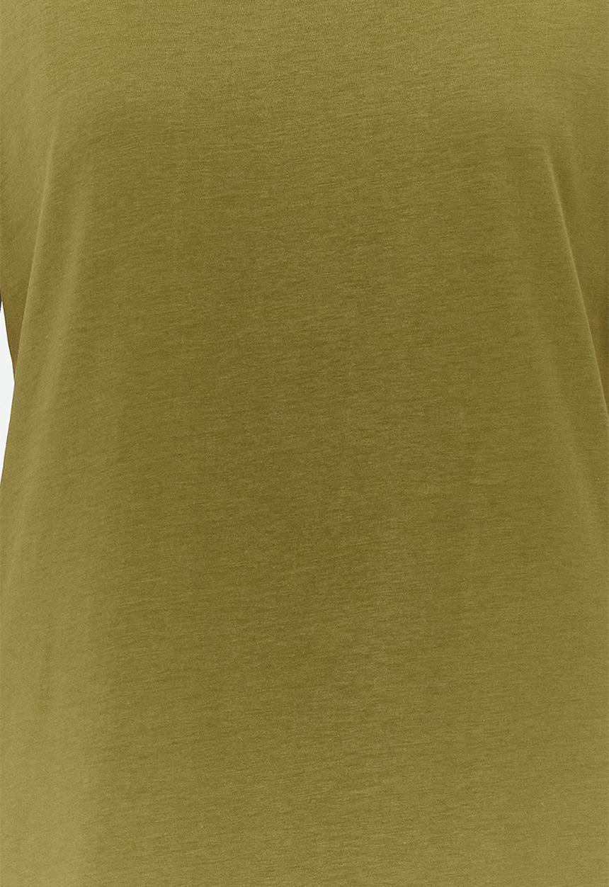 Trendyol - Sleeveless long lining undershirt dress - khaki