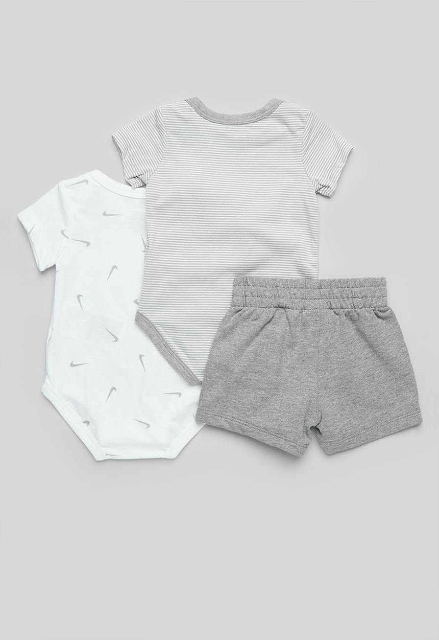 Nike - Nike 3pc short set - dk grey heather