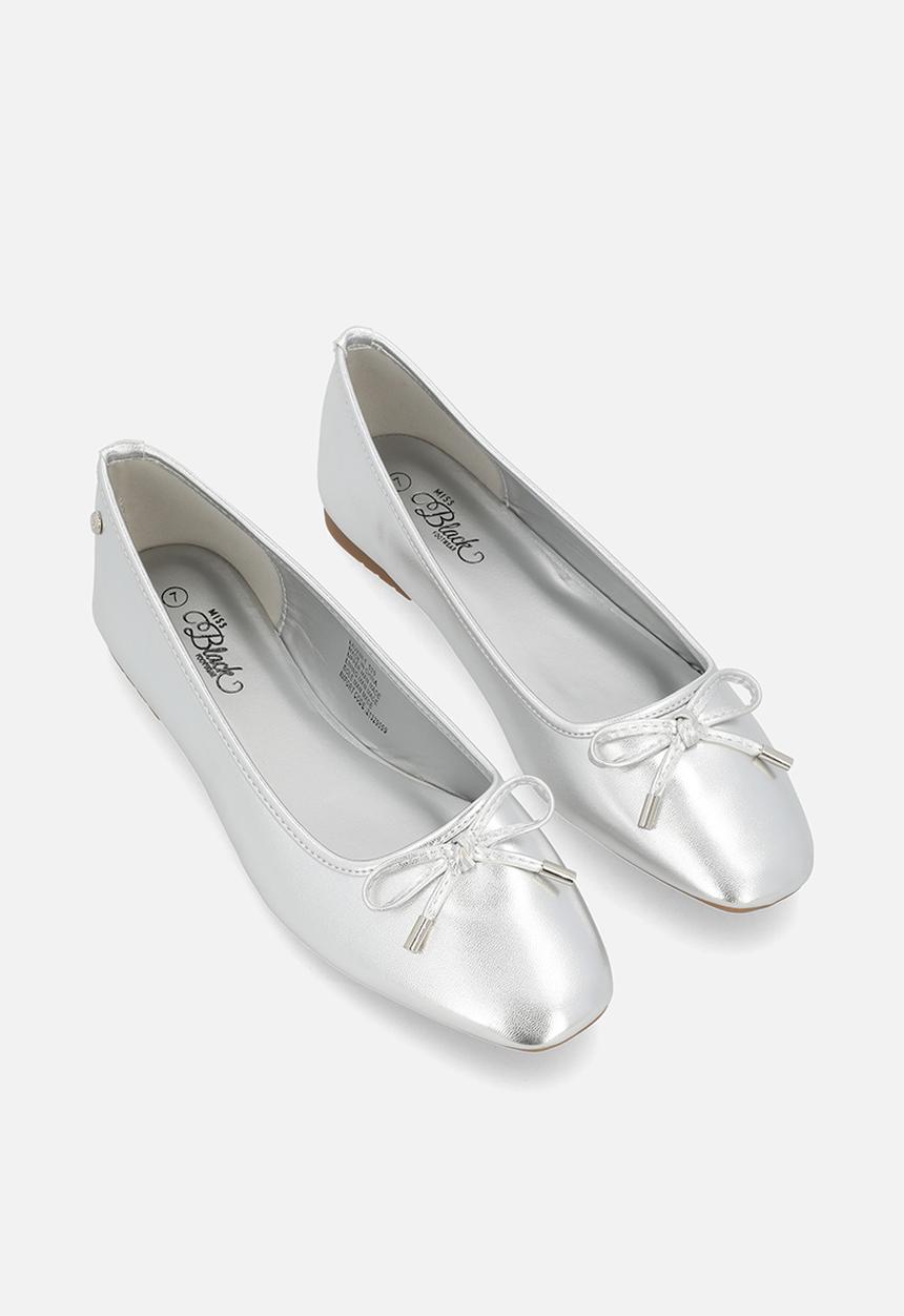 Miss Black - Lavani 1 ballerina pump - silver