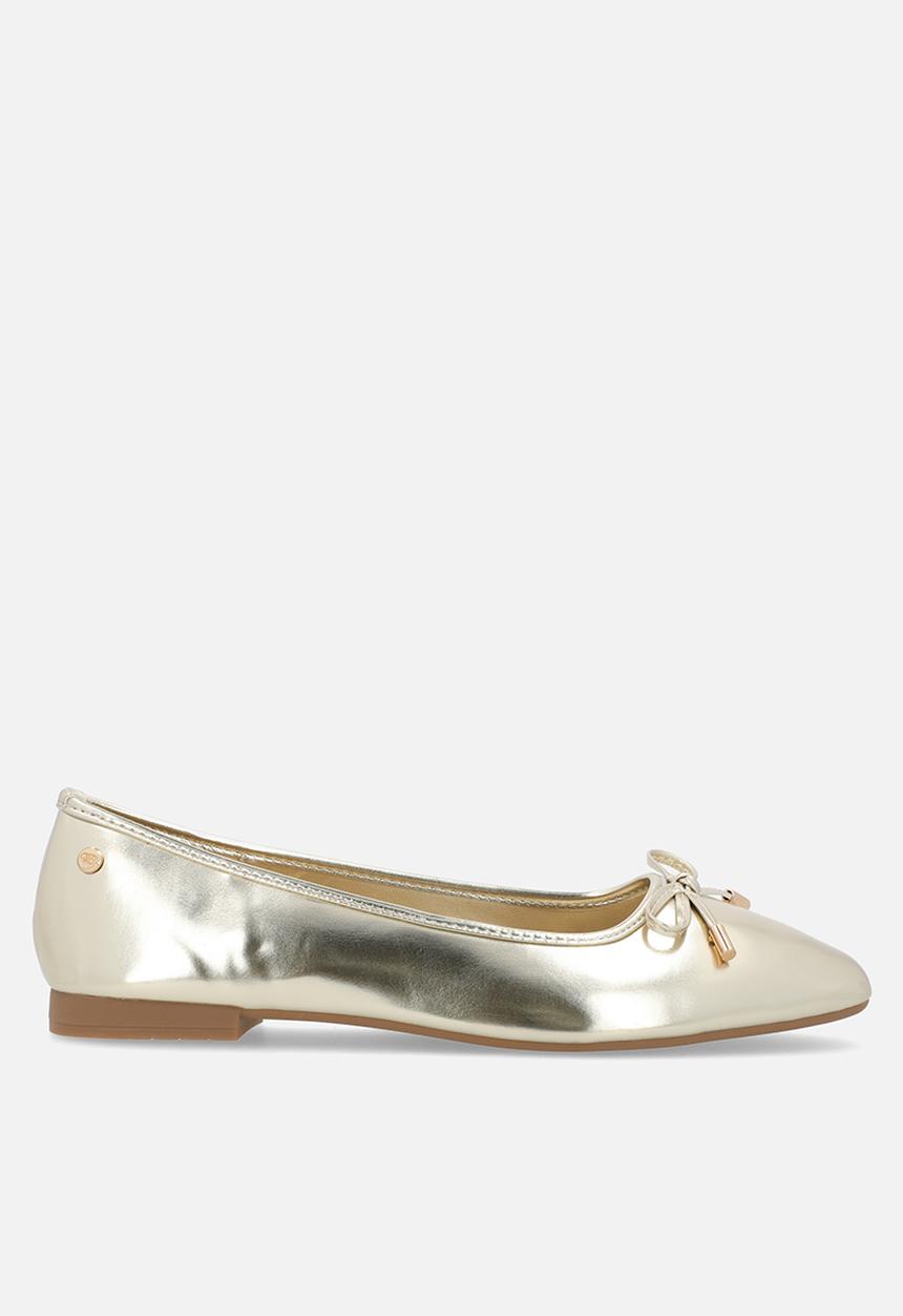 Miss Black - Lavani 1 ballerina pump - gold