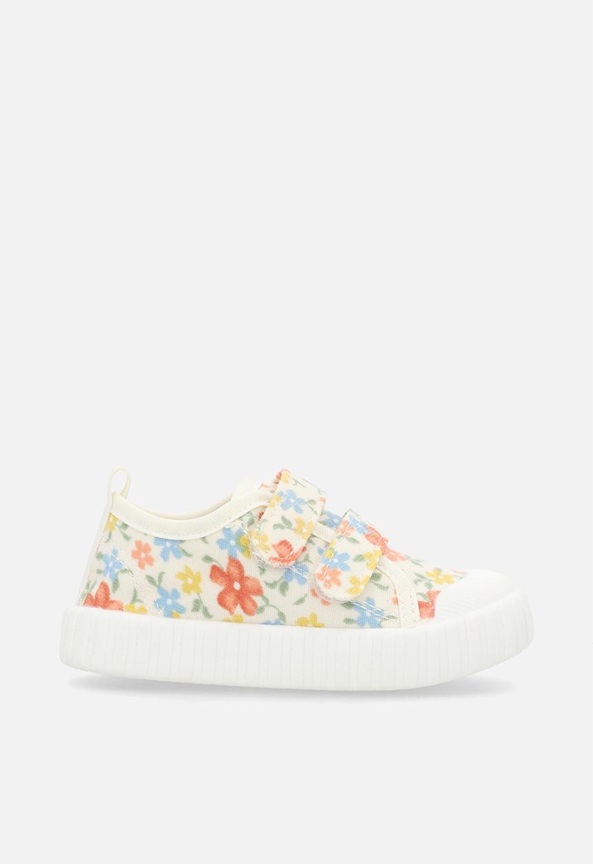 Pop Candy - Floral twin strap sneakers - multi