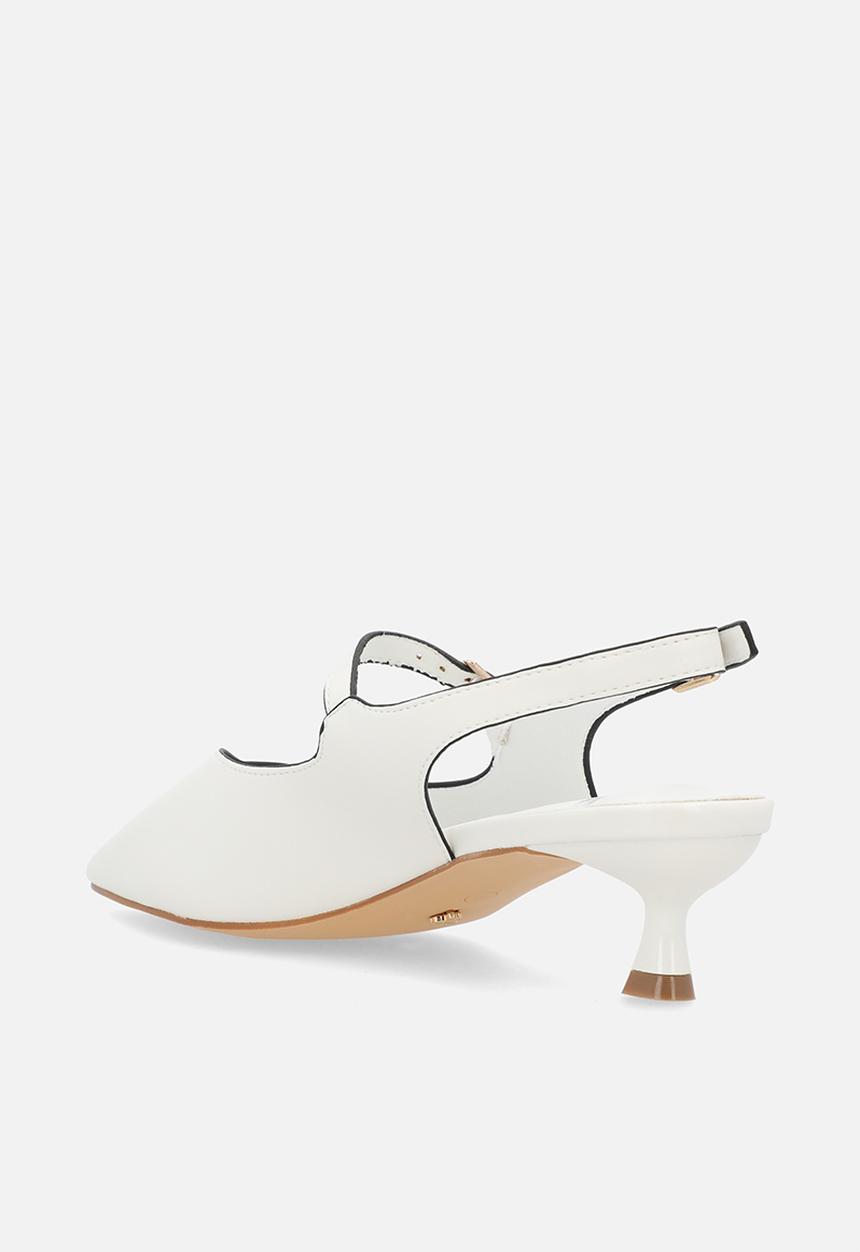 Butterfly Feet - Leora 1 heel - white