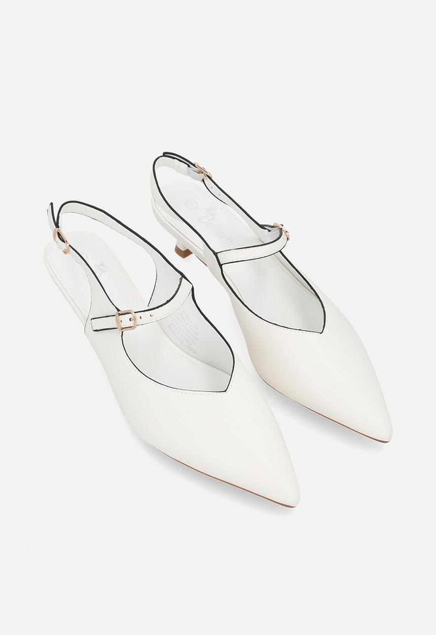 Butterfly Feet - Leora 1 heel - white