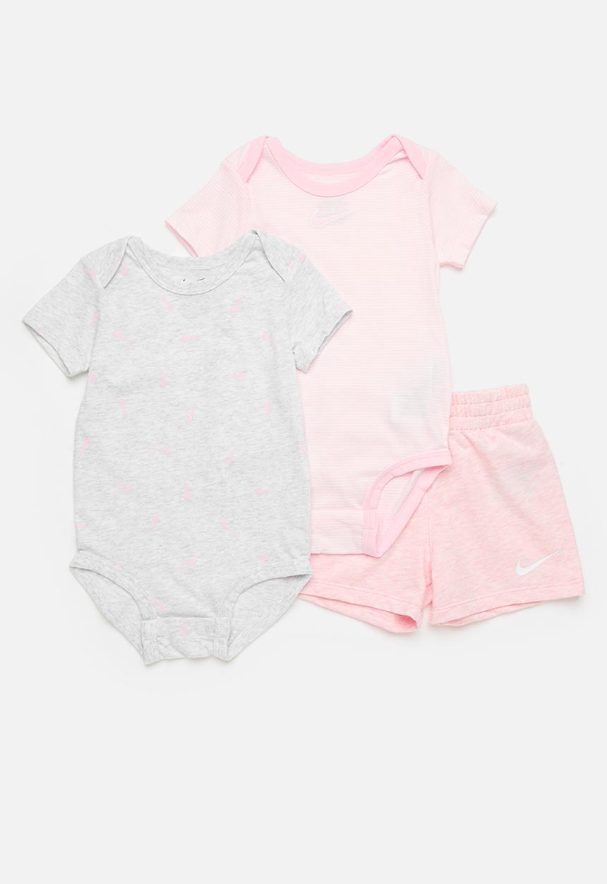 Nike - Nike 3pc short set - pink foam heather
