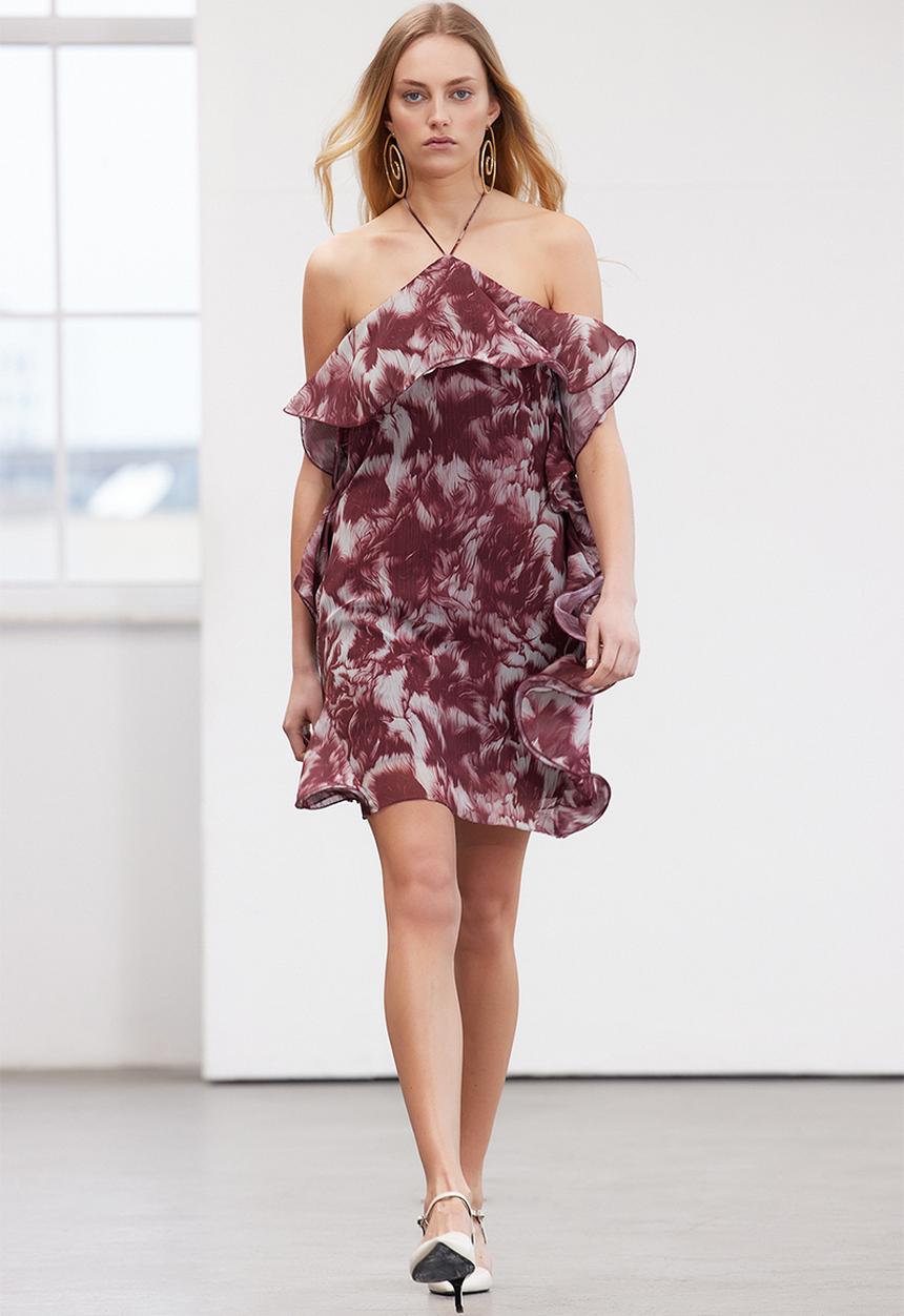 Trendyol - Limited A-line woven chiffon short evening prom dress  - very colorful