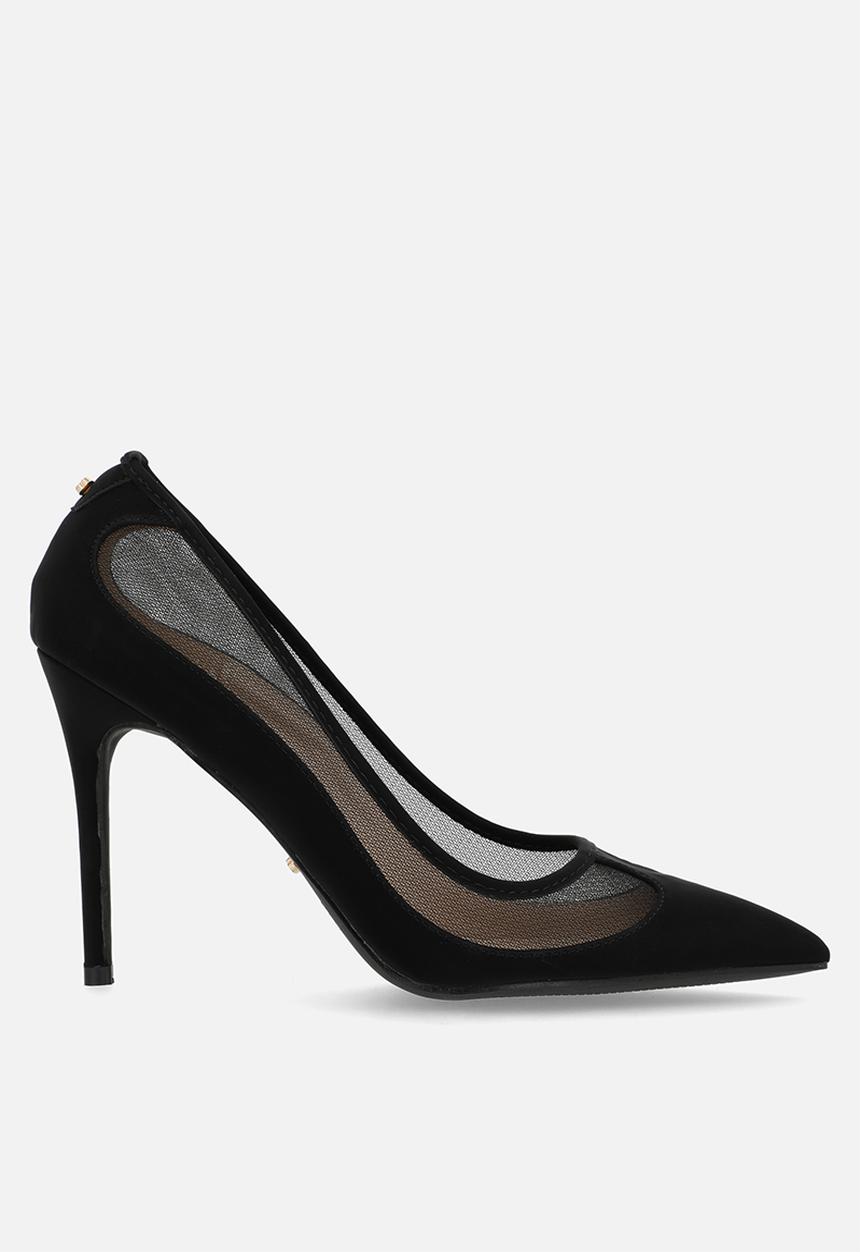 Miss Black - Lola 55 mesh court heel - black