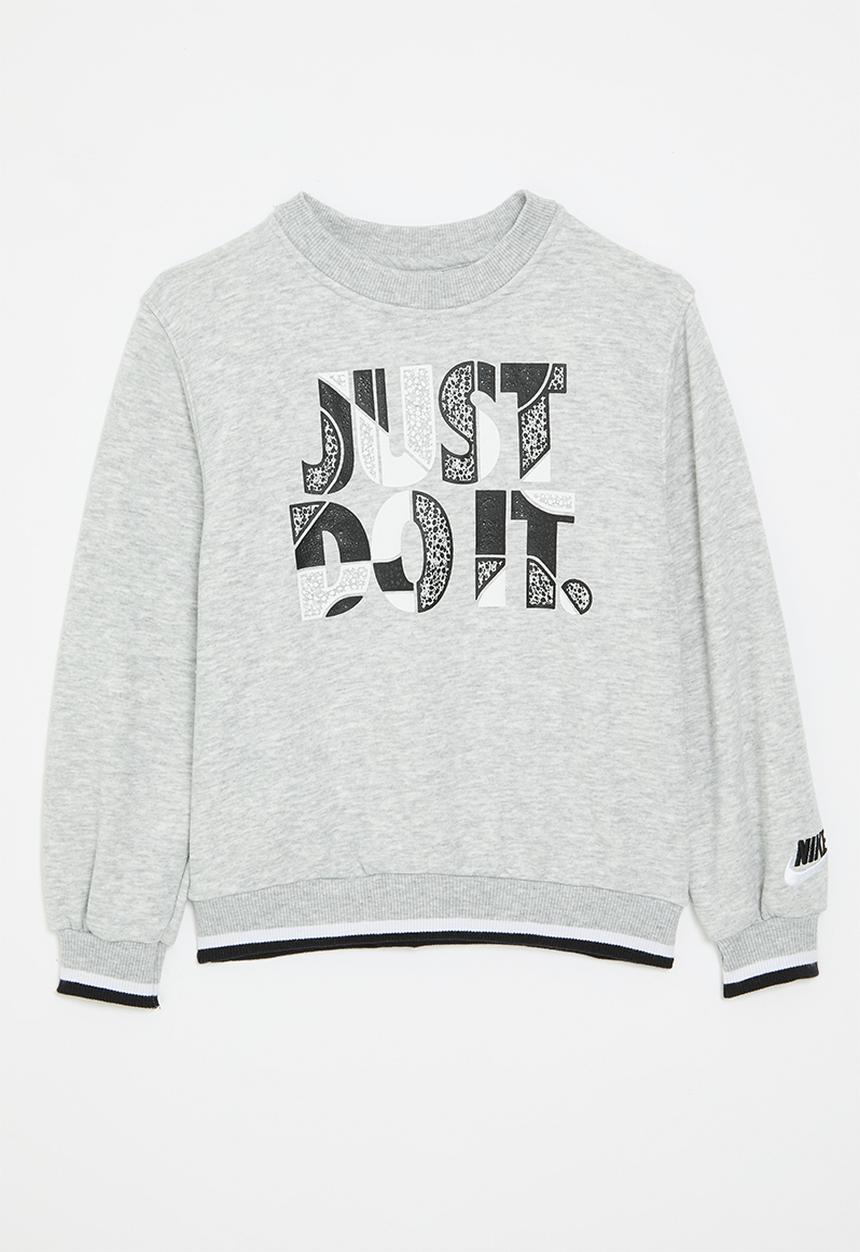 Nike - Nike crew - light smoke grey heather