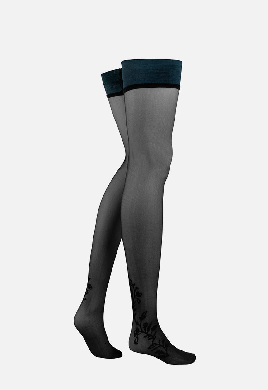 Hunkemoller - SU Lana stocking - green