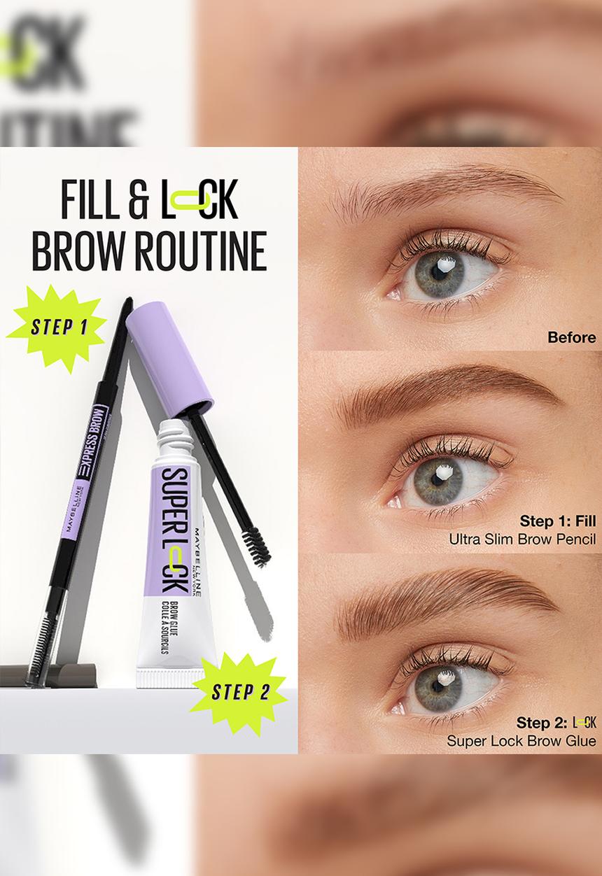 Maybelline - Super Lock Brow Glue Deep Brown​