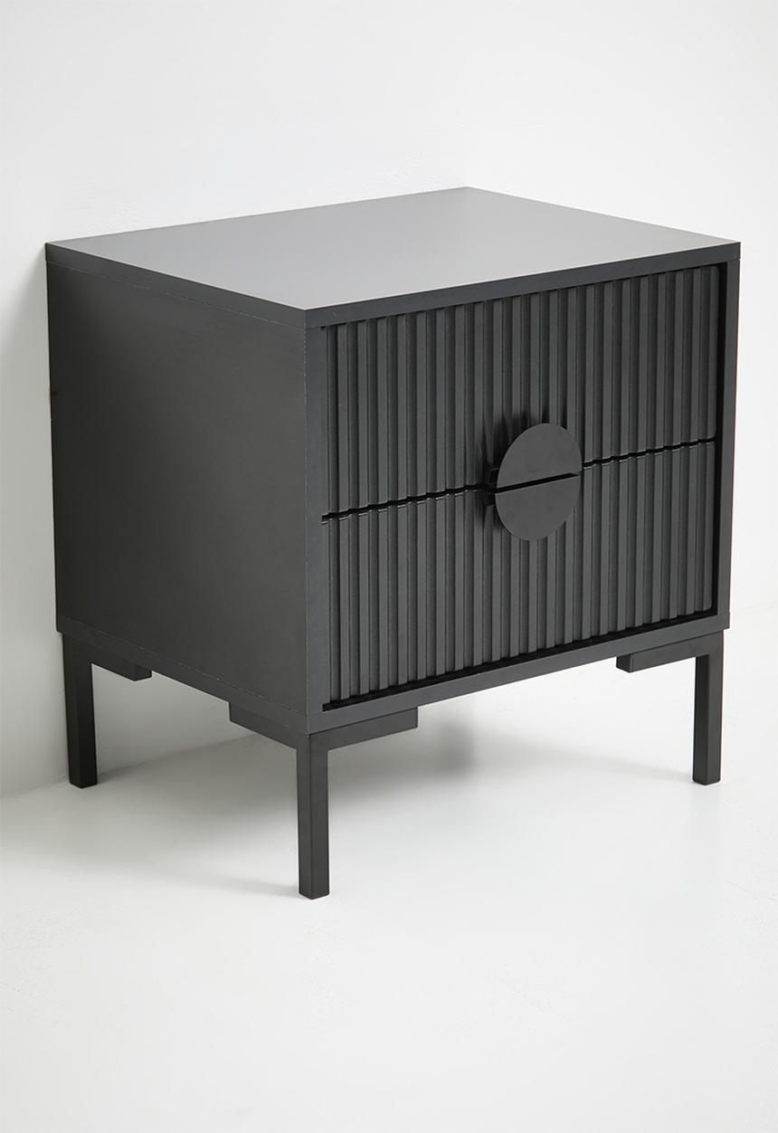 Me&Co - Optima Bedside Table - Black