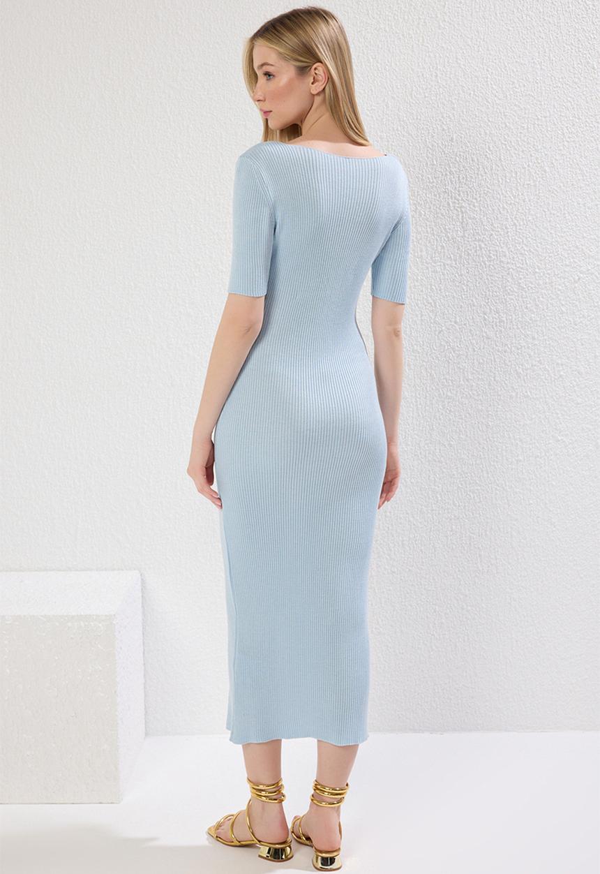 Trendyol - Midi Dress - Blue