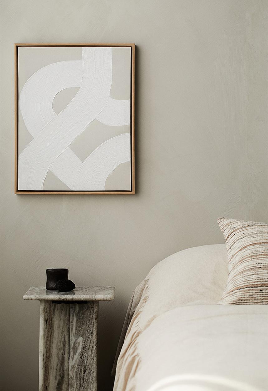 H&M - Wall art - white abstract