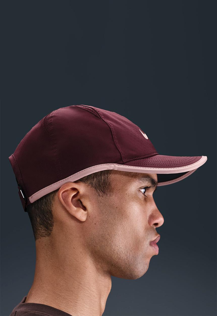 red nike featherlight hat