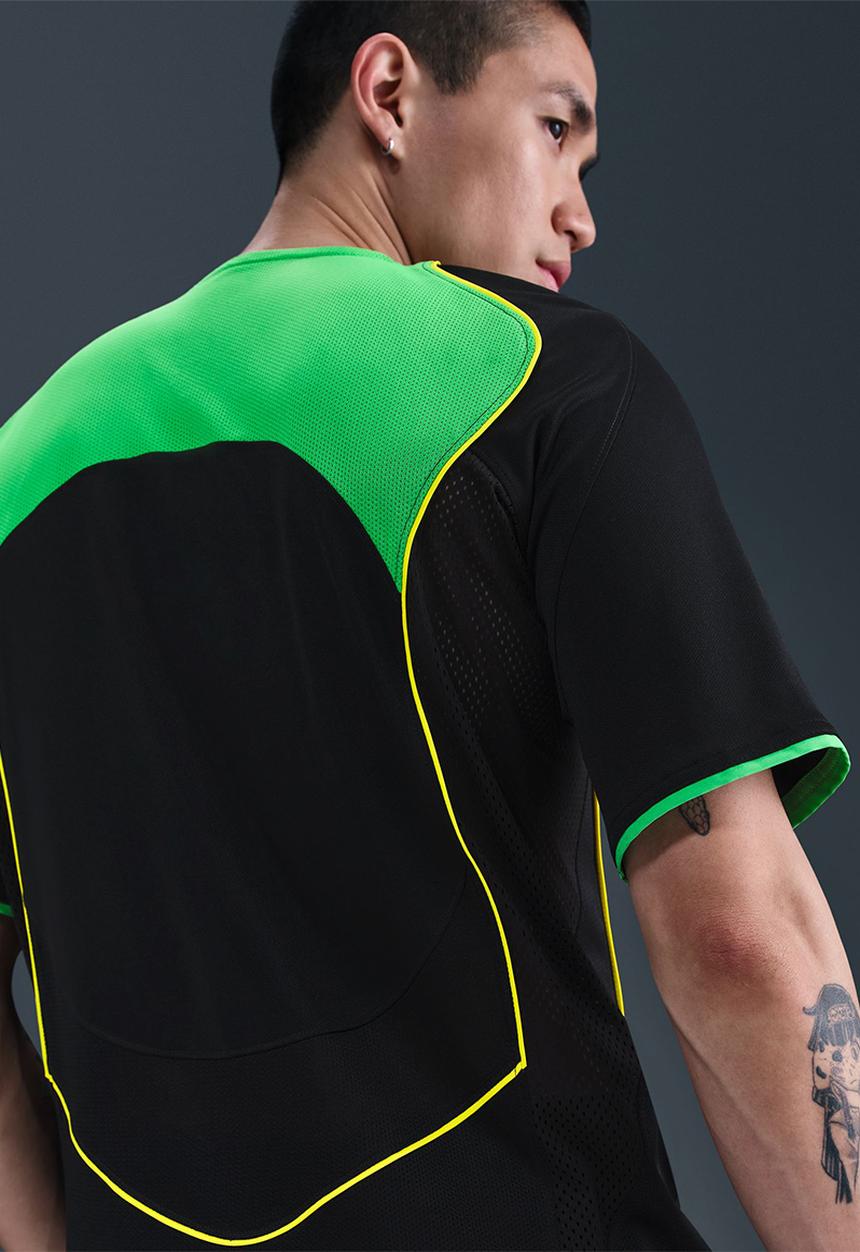 Nike - Total 90 Energy Dri-FIT Soccer Jersey - Black/Green Spark/Opti Yellow