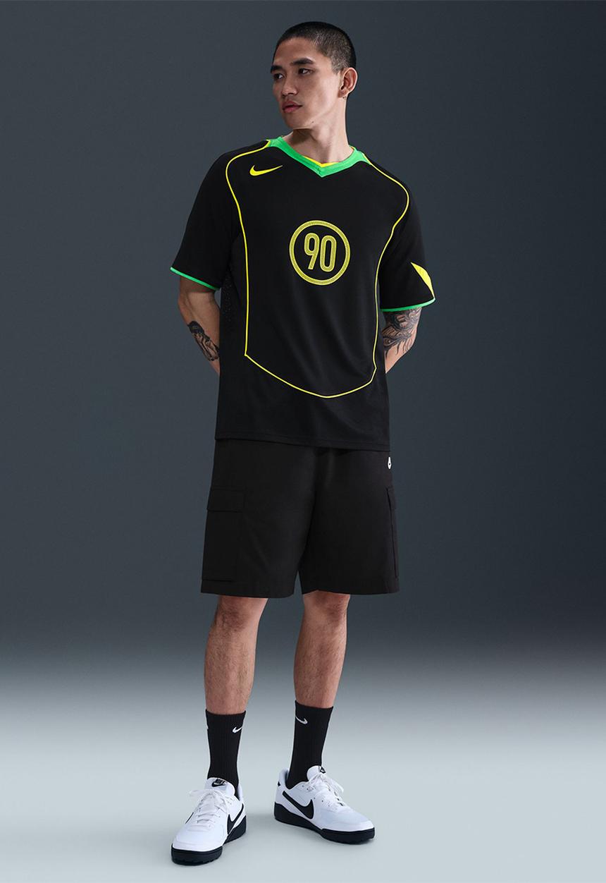Nike - Total 90 Energy Dri-FIT Soccer Jersey - Black/Green Spark/Opti Yellow