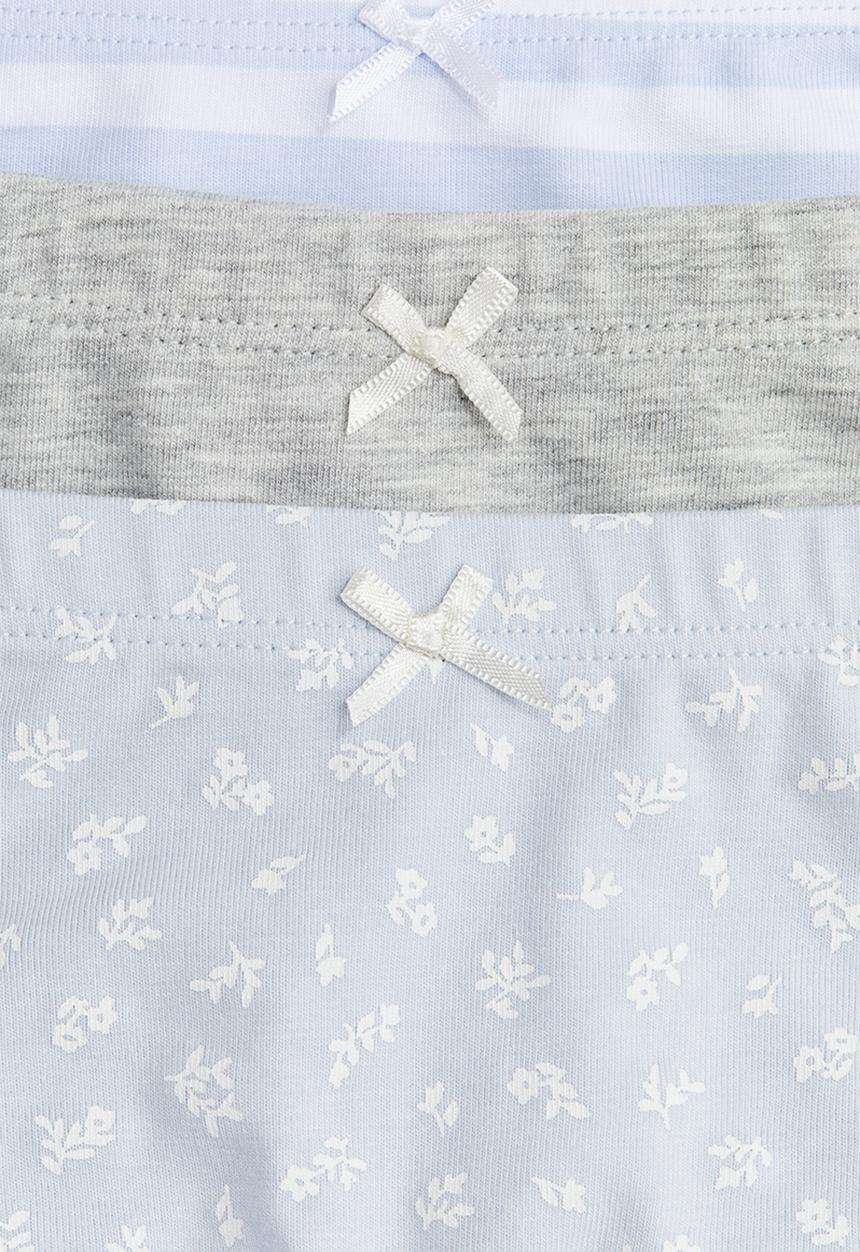H&M - 3 pack boxer briefs - light blue & light grey 