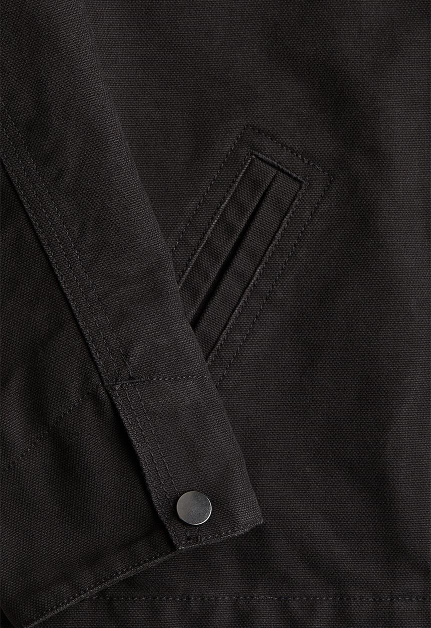 H&M - Cotton canvas jacket - black